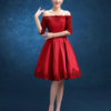 Cocktail Short Party Dress Off The Shoulder Lace Homecoming Dress - Image 2