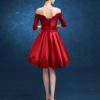 Cocktail Short Party Dress Off The Shoulder Lace Homecoming Dress - Image 4