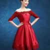 Cocktail Short Party Dress Off The Shoulder Lace Homecoming Dress - Image 5