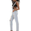 Denim Overall Jeans Women Ripped Jeans With Pockets - Image 4