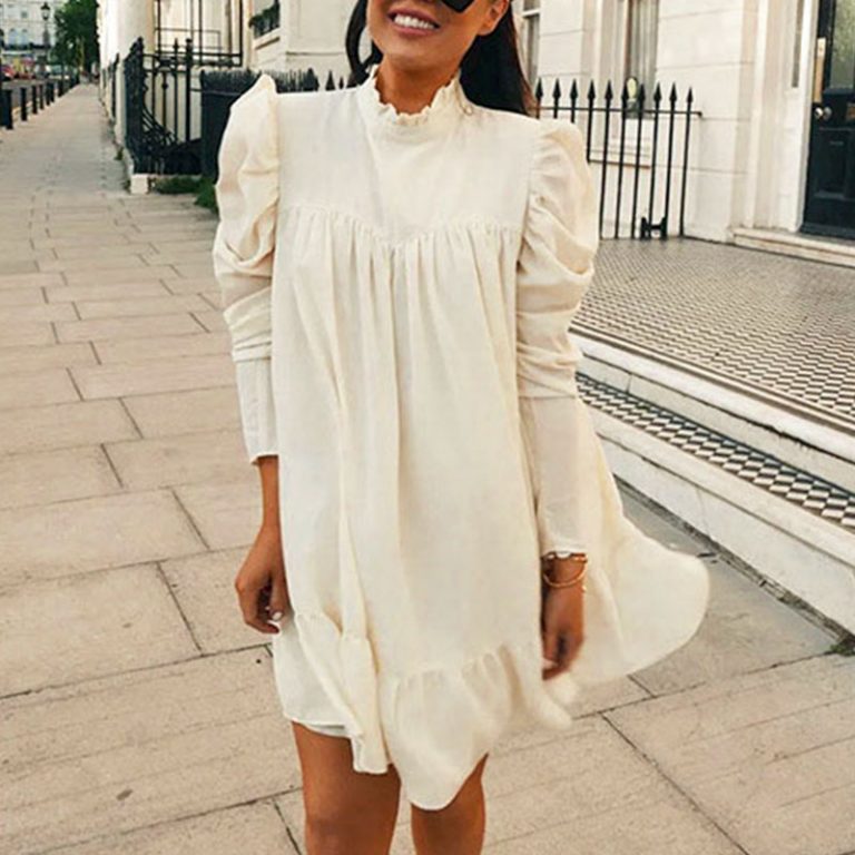 Elegant Dresses Vintage Turtle Femme Robe Dress