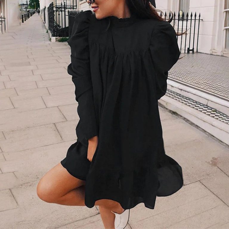 Elegant Dresses Vintage Turtle Femme Robe Dress - Image 2