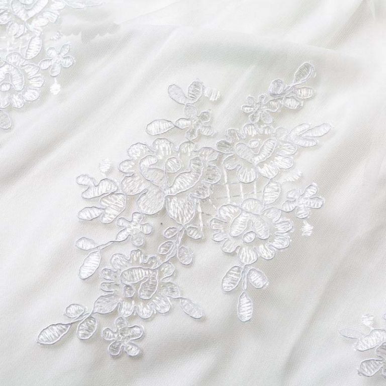 Elegant Embroidery Lace Midi Dress - Image 11