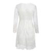 Elegant Embroidery Lace Midi Dress - Image 7