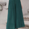 Elegant Pintuck Chiffon Wide Leg Pants for Women - Image 3
