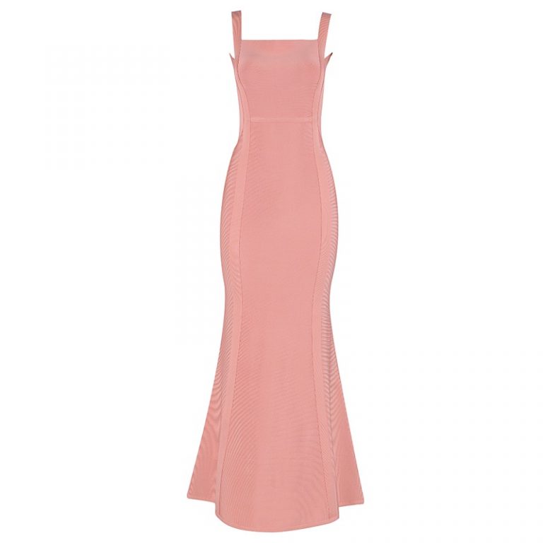 Elegant Sexy Spaghetti Strap Celebrity Long Maxi Dress - Image 7