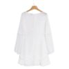 Fashion Polka Dot Chiffon Mini Dress Long Sleeve Bow - Image 8