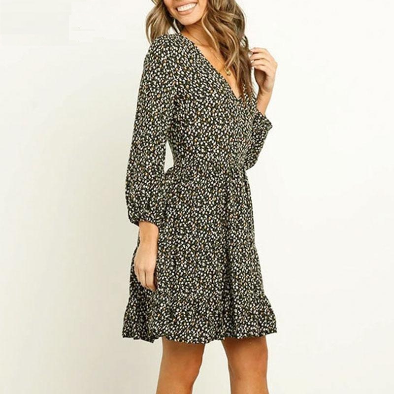 Fashion V Neck Sexy Short Party Dress - Image 2