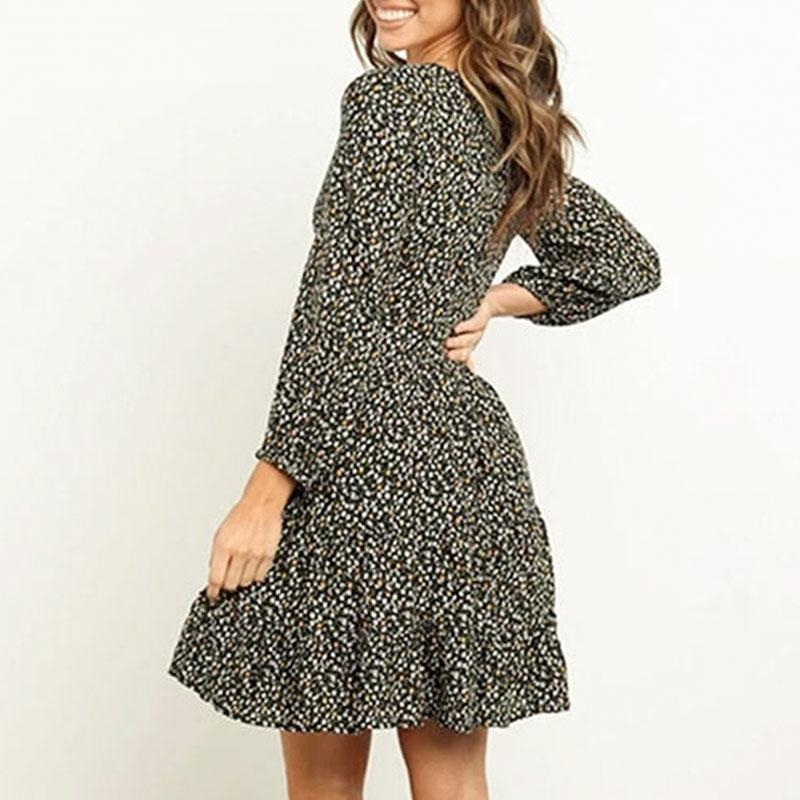 Fashion V Neck Sexy Short Party Dress - Image 3