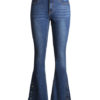 Flared Leg Jeans Bell Bottom Denim Pants - Image 3