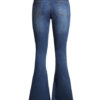 Flared Leg Jeans Bell Bottom Denim Pants - Image 2