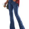 Flared Leg Jeans Bell Bottom Denim Pants