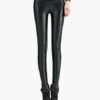 Glamour Black PU Leather Shaping Pants for Woman - Image 2