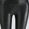 Glamour Black PU Leather Shaping Pants for Woman - Image 4
