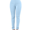 High Waisted Jeans Tapered Fit Denim Pants For Women - Image 7