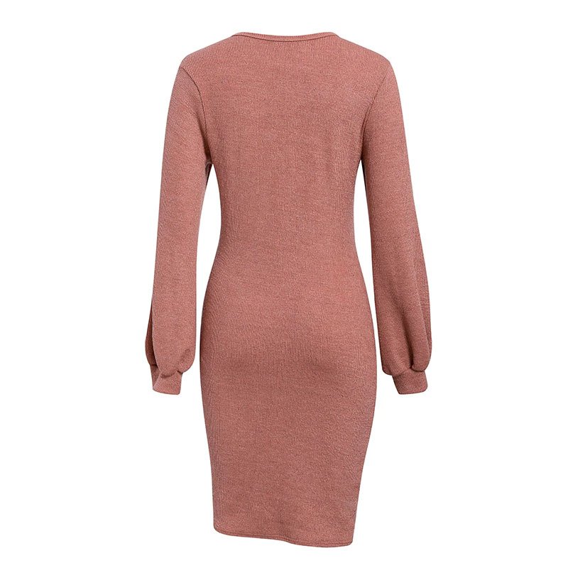 Knitted Sexy Bodycon Dresses - Image 8
