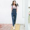 Korean Fashion Jumper Suspender Trousers Jean