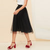 Lady Casual A-Line Mid Waist Midi Skirt - Image 4