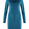 Long Sleeve Velour Backless Sexy Mini Dress - Image 2