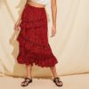 Mid Waist Straight Elegant Skirts