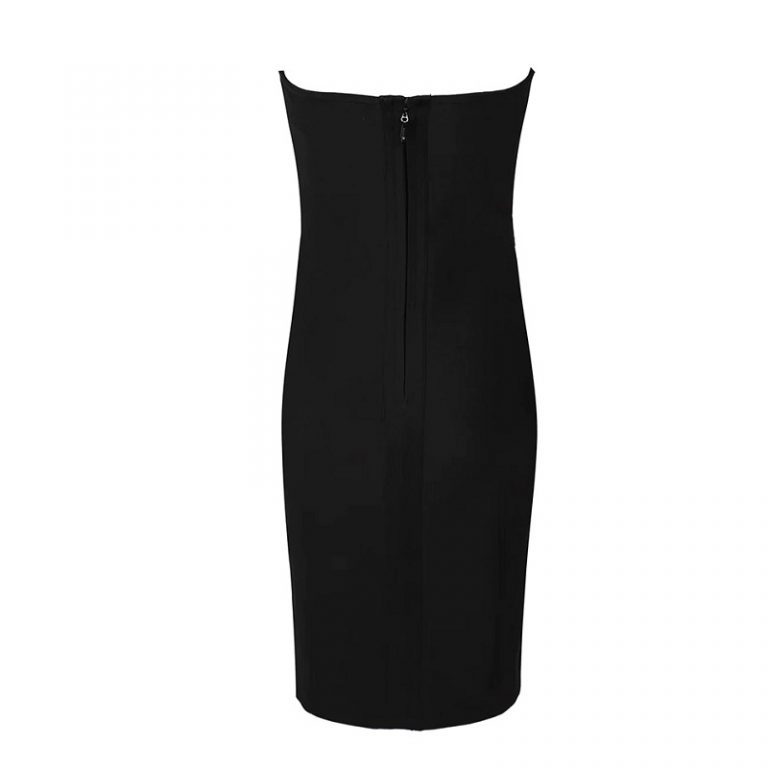 New Strapless Evening Party Celebrity Bodycon Bandage Dress - Image 3