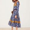 Oversized Long Sleeves Printed Maxi Dress - Image 2