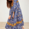 Oversized Long Sleeves Printed Maxi Dress - Image 3