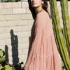 V Neck Long Sleeve Boho Maxi Dress - Image 2