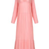 V Neck Long Sleeve Boho Maxi Dress - Image 4