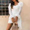 Party Elegant Embroidery Short Vintage Dress - Image 2