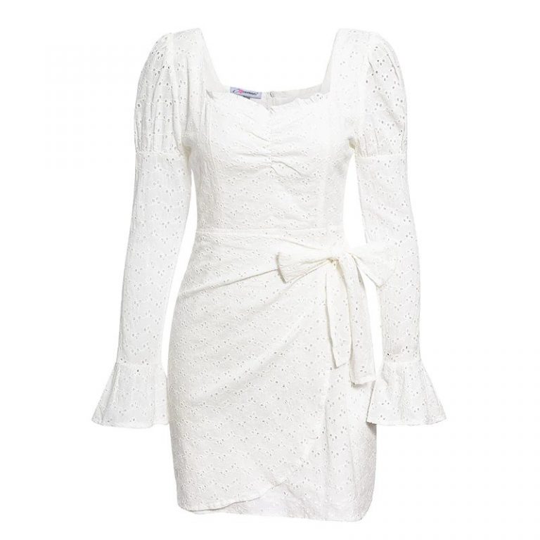 Party Elegant Embroidery Short Vintage Dress - Image 7