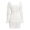 Party Elegant Embroidery Short Vintage Dress - Image 8