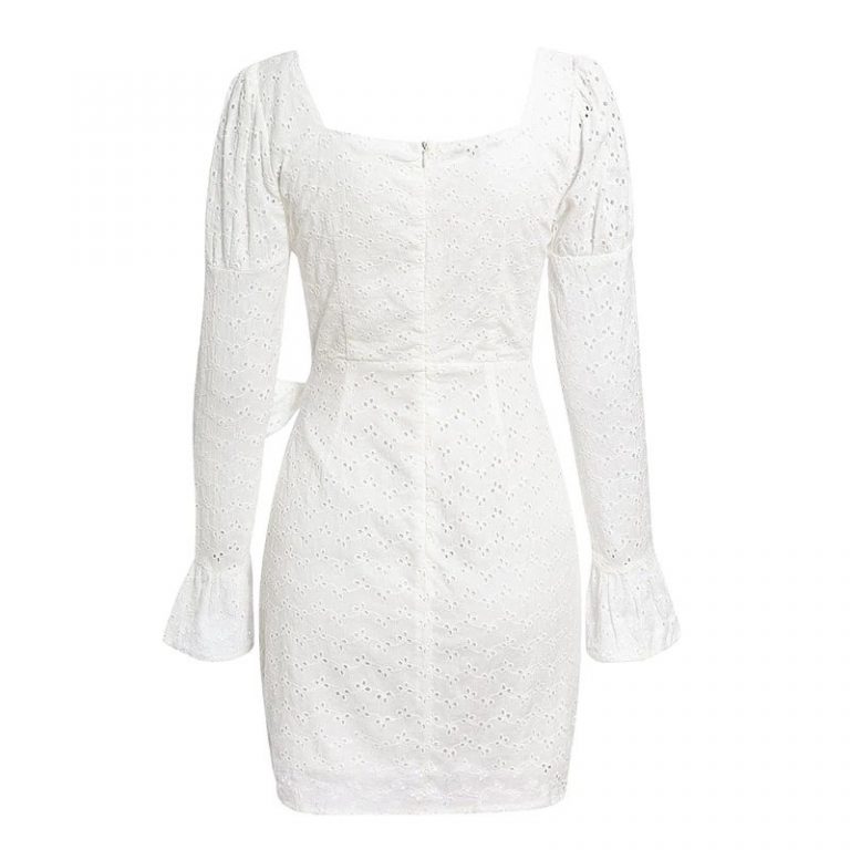 Party Elegant Embroidery Short Vintage Dress - Image 8
