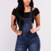 Ripped Hole Stretch Rompers Jumpsuit Jeans - Image 3