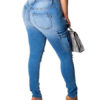 Ripped Jeans Distressed Denim Pants With Pockets - Image 2