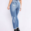 Ripped Jeans Women Distressed Skinny Denim Pants - Image 2