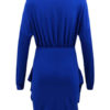 Jewel Neck Long Sleeves Pencil Dress - Image 5
