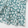 Ruffle Bow Deep V Wrap Plus Size French Floral Dress - Image 7