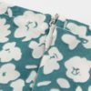 Ruffle Bow Deep V Wrap Plus Size French Floral Dress - Image 9
