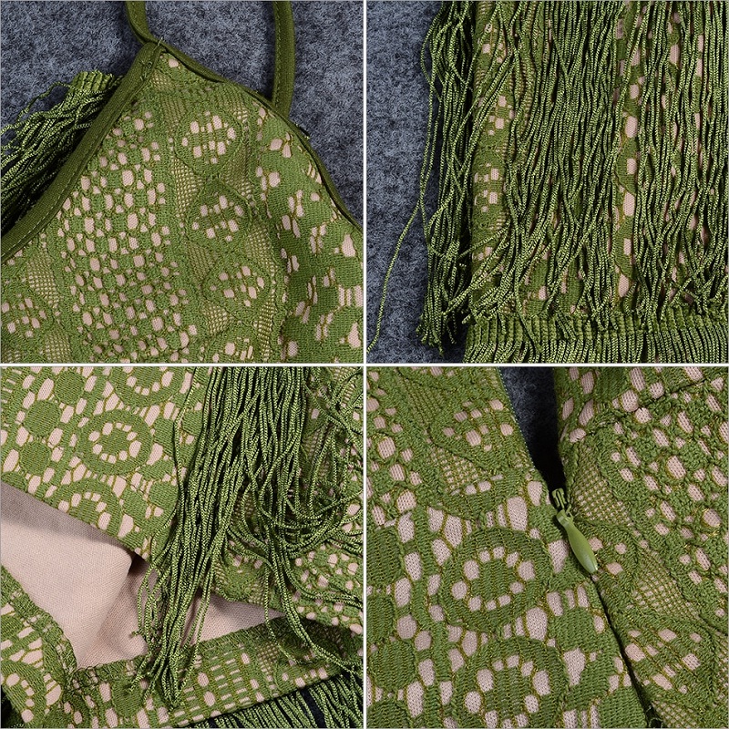 Sexy Deep V Neck Celebrity Party Long Jumpsuit - Image 5