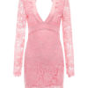 Sexy Lace Plunging Backless Mini Dress - Image 5