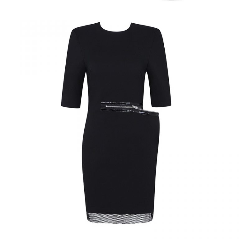 Sexy Short Sleeve Evening Party Mini Club Dress - Image 2