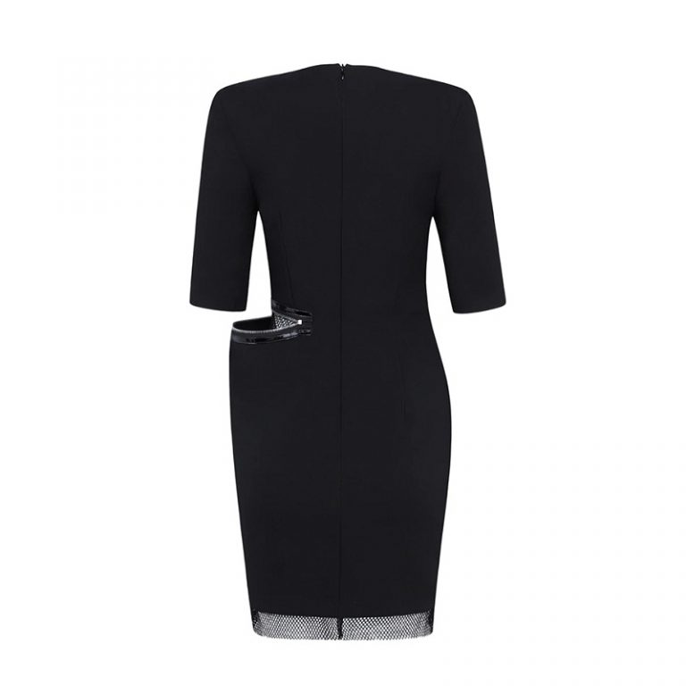 Sexy Short Sleeve Evening Party Mini Club Dress - Image 3