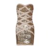 Sexy Strapless Evening Party Mini Runway Club Dress - Image 3