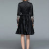 Shirt Dress Embroidered Long Sleeve Midi Dress - Image 4