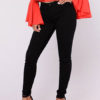Skinny High Waisted Button Denim Pants For Women