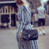 Stripe Maxi Dress Long Sleeve Cotton Shirt Dress With Pockets - Image 2
