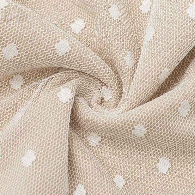 Transparent Long Sleeve Polka Dot Mini Dress - Image 10