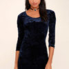 Velvet Jewel Slim Fit Short Bodycon Dress - Image 4