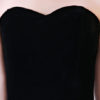 Velvet Satin Sweetheart Neckline Formal Occasion Dress - Image 5